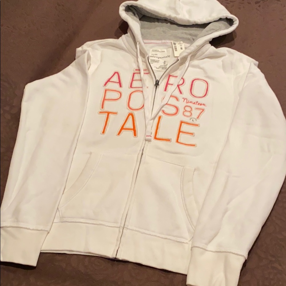 Aeropostale White Cozy Hoodie ⚡️✨🌟